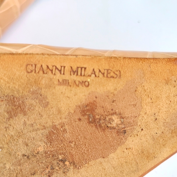 GIANNI MILANESI Milano Crocodile Leather Heels - Picture 6 of 14